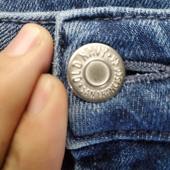 Old Navy Jeans Womens 0 Blue Mid-Rise Wow Boot-Cut Denim Stretch - Picture 8 of 11